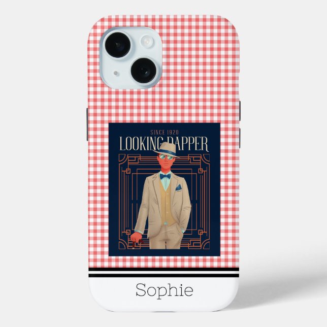 Looking Dapper Retro Samsung  Case-Mate iPhone Case (Back)