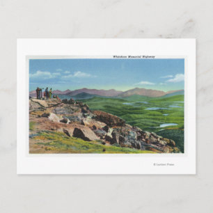 Looking Down from Whiteface Memorial Hwy Postcard