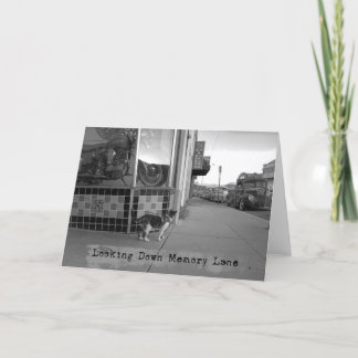 Looking Down Memory Lane notecard