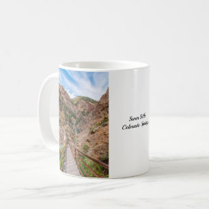 Looking Down Seven Falls Stairs Coffee Mug