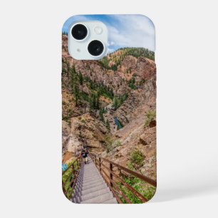 Looking Down Seven Falls Stairs iPhone Case