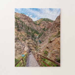Looking Down Seven Falls Stairs Puzzle