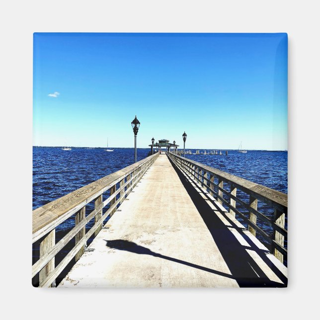 Looking Down the Pier Magnet (Front)