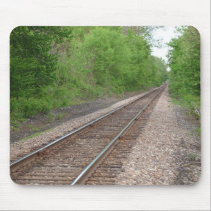 Looking Down The Tracks Mousepad