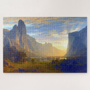 Looking Down Yosemite Valley Albert Bierstadt 1865 Jigsaw Puzzle