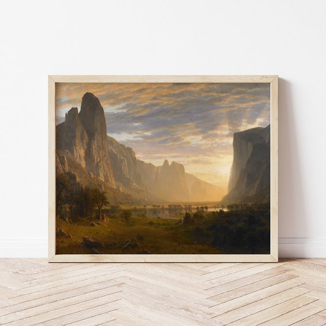 Looking Down Yosemite Valley | Albert Bierstadt Poster (Creator Uploaded)