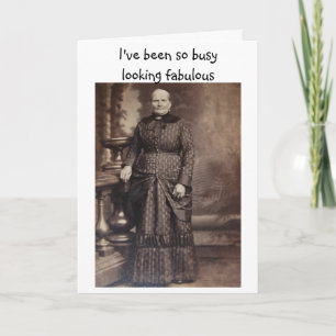 Looking Fabulous Humourous Birthday Card