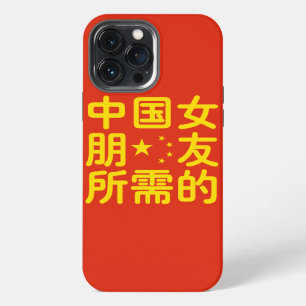 Looking for a Chinese Girlfriend ~ Hanzi Language iPhone 13 Pro Max Case