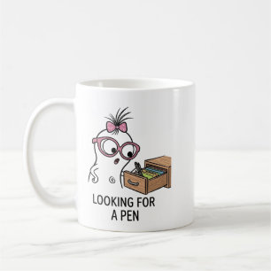 Looking For A Pen Funny HR Admin Employee Gift Mug