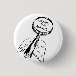 Looking for an Angel 3 Cm Round Badge