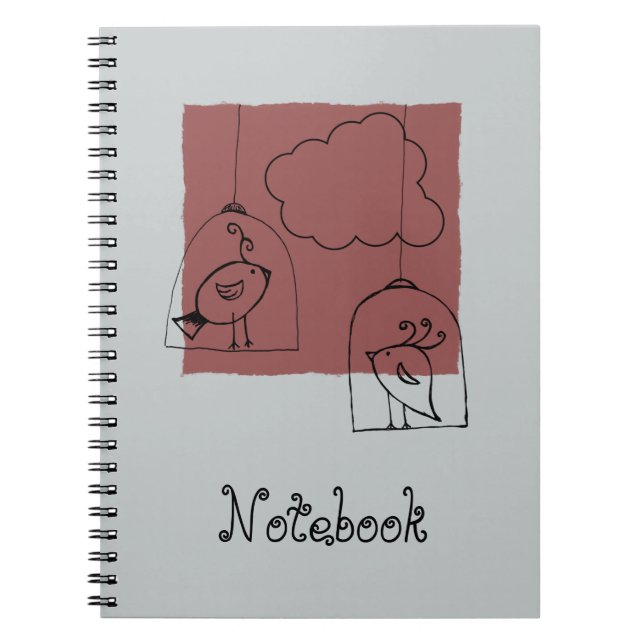 Looking for freedom spiral notebook (Front)