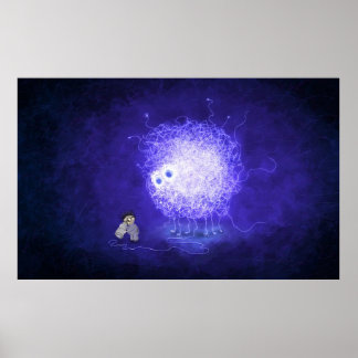 Looking for Higgs Boson (fluorescent version) Poster