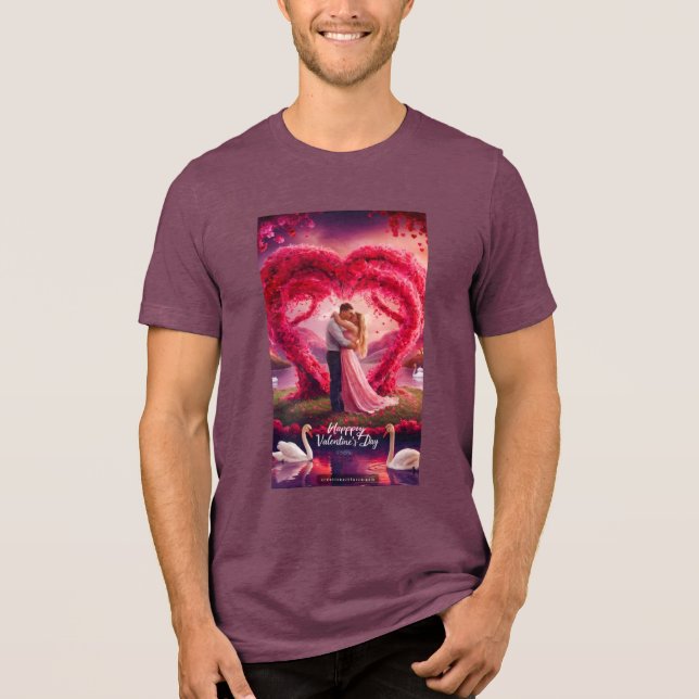 looking for high-quality valentine's day gaft  Tri-Blend shirt (Front)
