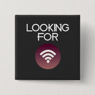 Looking for Wifi 15 Cm Square Badge