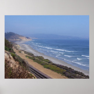 Looking from the Path (Del Mar) Poster