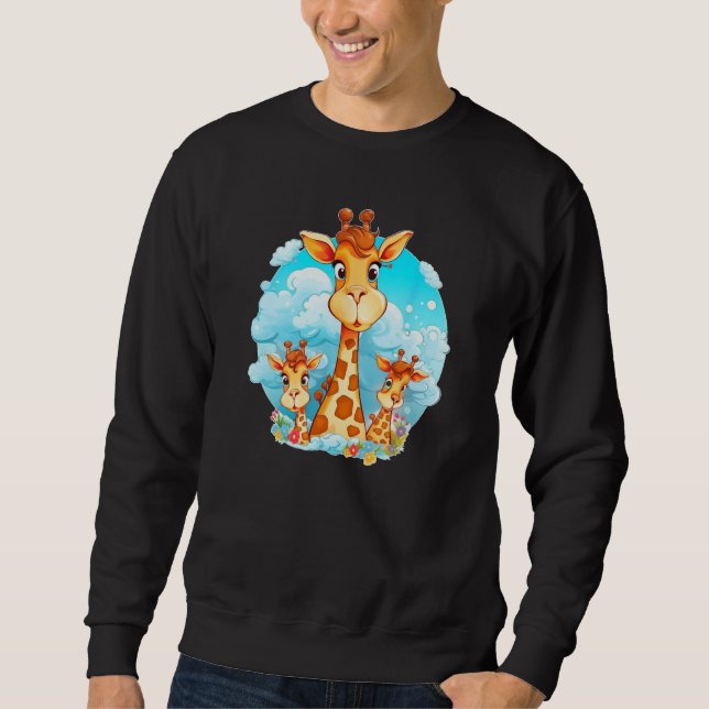 looking Giraffes for Giraffe Costume Sweatshirt (Front)