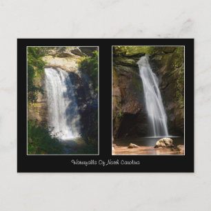 Looking Glass Falls and Courthouse Falls Postcard