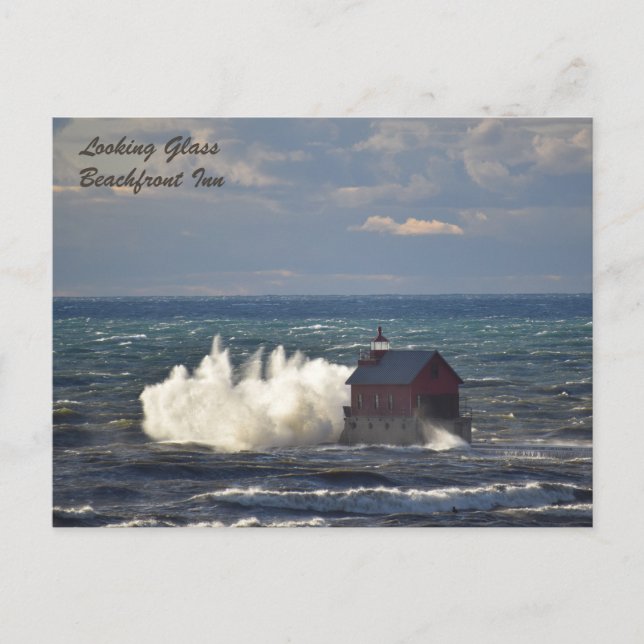 LOOKING GLASS POSTCARD (Front)