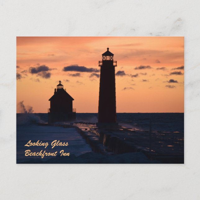 LOOKING GLASS POSTCARD (Front)