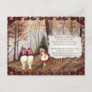 Looking Glass Tweetle Dee Tweetle Dum Song Postcard