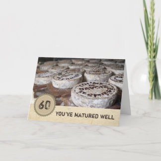 Looking Good at 60 60th Birthday Old Cheese Card