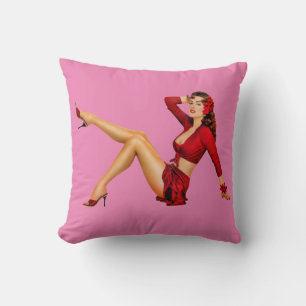 Looking good throw pillow