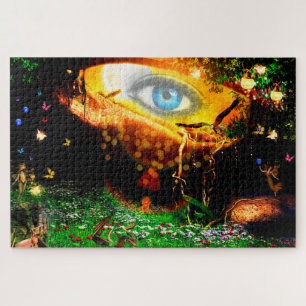 Looking in fairy land jigsaw puzzle