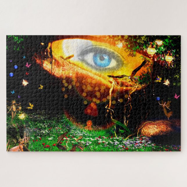 Looking in fairy land jigsaw puzzle (Horizontal)