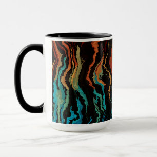 Looking into the Fire abstract Mug