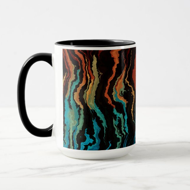 Looking into the Fire abstract Mug (Left)