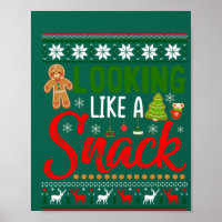 Looking Like A Snack Funny Christmas Cookie Ugly