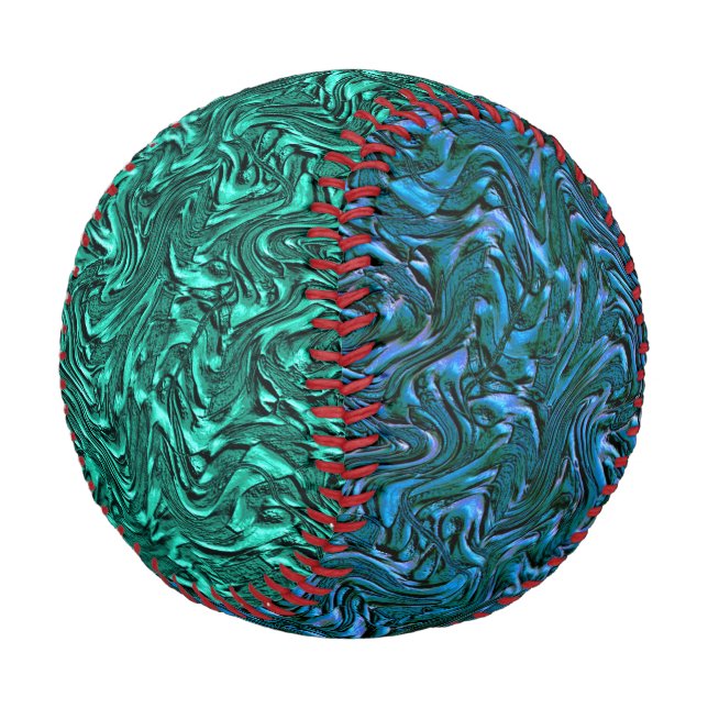 Looking like duple green and blue textured of wall baseball (Angled)
