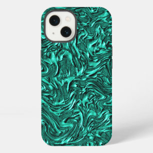 Looking like jade green textured of wall iPhone 13 case