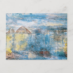 Looking onto a Square, 1912 by Paul Klee Postcard