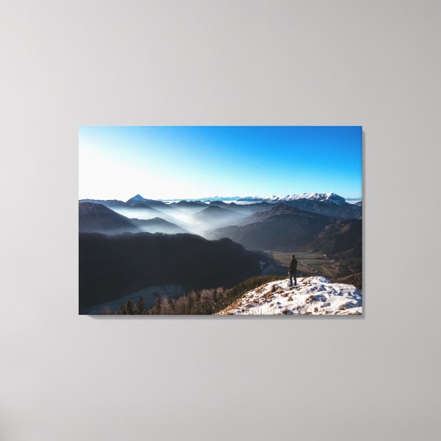 Looking over new horizons canvas print (Front)
