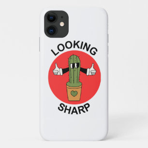 Looking Sharp Cactus Pun Case-Mate iPhone Case