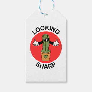 Looking Sharp Cactus Pun Gift Tags