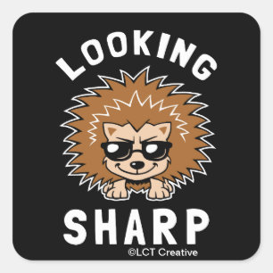 Looking Sharp Square Sticker