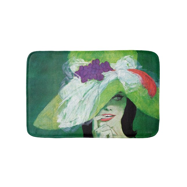 Looking the Other Way Bath Mat (Front)