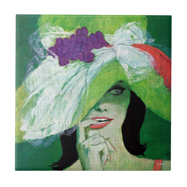 Looking the Other Way Tile (Front)