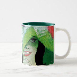Looking the Other Way Two-Tone Coffee Mug