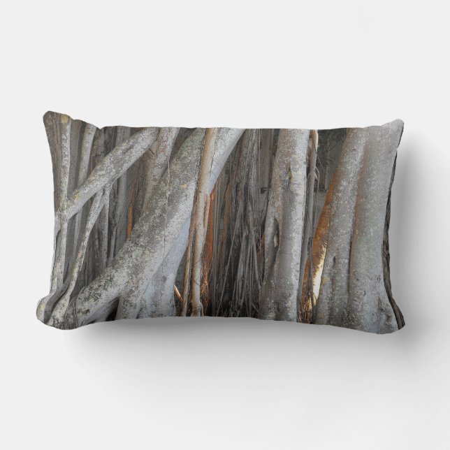 Looking through the Banyan Tree Lumbar Cushion (Front)