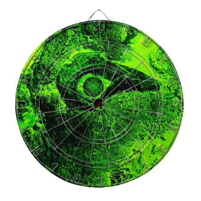looking to green dartboard (Front)
