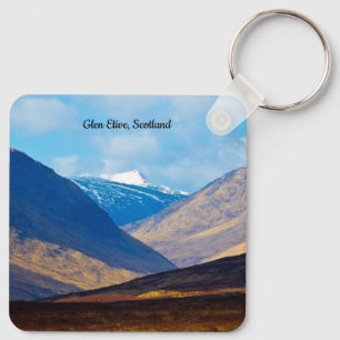 Looking towards Glen Etive, Scotland Keyring