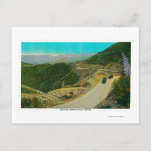 Looking towards Piru CanyonRidge Route, CA Postcard