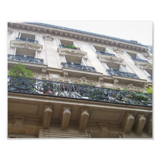 Looking up at French Balconies Photo Print