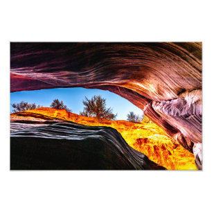 Looking Up in Peekaboo Canyon Photo Print