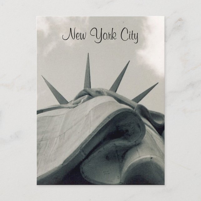 looking up liberty crown postcard (Front)