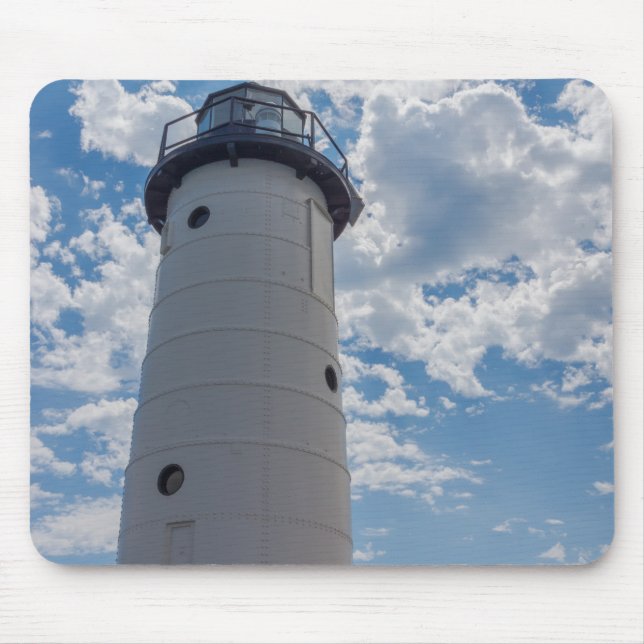 Looking Up Manistee Lighthouse Mouse Pad (Front)