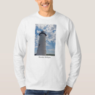 Looking Up Manistee Lighthouse T-Shirt